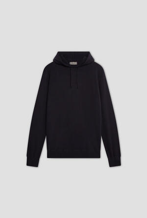 Carded wool hoodie ESSENTIAL - Ferrante | img vers.300x/